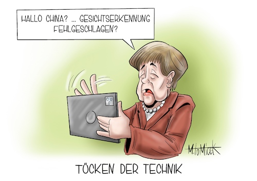 Cartoon: Merkels Videokonferenz mit China (medium) by Mirco Tomicek tagged angela,merkel,deutschland,china,videokonferenz,video,chat,wirtschaft,interessen,austausch,corona,gesichtserkennung,karikatur,tomicek,cartoon,angela,merkel,deutschland,china,videokonferenz,video,chat,wirtschaft,interessen,austausch,corona,gesichtserkennung,karikatur,tomicek,cartoon