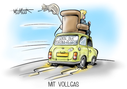 Mit Vollgas