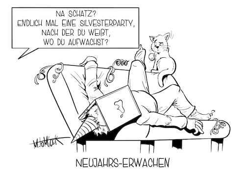 Cartoon: Neujahrs-Erwachen (medium) by Mirco Tomicek tagged silvester,silvesterparty,party,silvesterfeier,feier,silvesternacht,neujahr,neujahrs,erwachen,gute,vorsätze,digital,digitale,zoom,skype,chat,videokonferenz,video,zoomparty,skypeparty,videochat,konferenz,trinken,alkohol,zuhause,at,home,homeoffice,lockdown,shutdown,kontaktbeschränkungen,kontaktbeschränkung,beschränkung,kontakt,sofa,couch,2020,2021,jahreswende,wende,jahr,corona,covid19,maskenpflicht,virus,impfung,cartoon,karikatur,pressekarikatur,mirco,tomicek,silvester,silvesterparty,party,silvesterfeier,feier,silvesternacht,neujahr,neujahrs,erwachen,gute,vorsätze,digital,digitale,zoom,skype,chat,videokonferenz,video,zoomparty,skypeparty,videochat,konferenz,trinken,alkohol,zuhause,at,home,homeoffice,lockdown,shutdown,kontaktbeschränkungen,kontaktbeschränkung,beschränkung,kontakt,sofa,couch,2020,2021,jahreswende,wende,jahr,corona,covid19,maskenpflicht,virus,impfung,cartoon,karikatur,pressekarikatur,mirco,tomicek