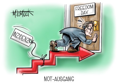 Cartoon: Not-Ausgang (medium) by Mirco Tomicek tagged sonntag,20,märz,corona,coronaschutzmaßnahmen,schutzmaßnahmen,maßnahmen,schutz,freedomday,freedom,day,infektionszahlen,infektion,inzidenz,inzidenzwert,infektionsschutzgesetz,schutzgesetz,bundestag,karl,lauterbach,deutschland,masken,maskenpflicht,cartoon,karikatur,pressekarikatur,mirco,tomicek,sonntag,20,märz,corona,coronaschutzmaßnahmen,schutzmaßnahmen,maßnahmen,schutz,freedomday,freedom,day,infektionszahlen,infektion,inzidenz,inzidenzwert,infektionsschutzgesetz,schutzgesetz,bundestag,karl,lauterbach,deutschland,masken,maskenpflicht,cartoon,karikatur,pressekarikatur,mirco,tomicek