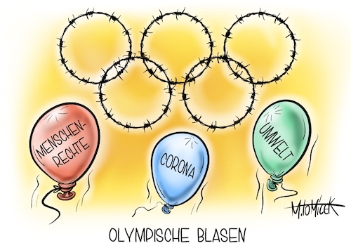 Olympische Blasen Olympische Blasen