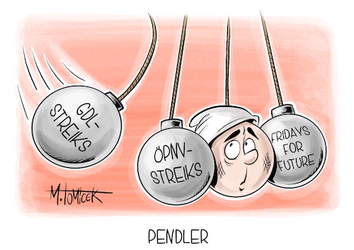 Cartoon: Pendler (medium) by Mirco Tomicek tagged warnstreik,warnstreiks,streiks,streik,öpnv,busse,bus,bahn,zug,verkehr,züge,nahverkehr,fridays,for,future,gdl,lockführer,verhandlungen,pendler,cartoon,karikatur,pressekarikatur,mirco,tomicek,warnstreik,warnstreiks,streiks,streik,öpnv,busse,bus,bahn,zug,verkehr,züge,nahverkehr,fridays,for,future,gdl,lockführer,verhandlungen,pendler,cartoon,karikatur,pressekarikatur,mirco,tomicek