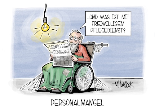 Cartoon: Personalmangel (medium) by Mirco Tomicek tagged kabinett,wehrdienstgesetz,freiwilliger,wehrdienst,gesetz,bundeswehr,soldat,soldaten,musterung,wehrpflicht,debatte,pistorius,pflege,pflegedienst,altenheim,karikatur,pressekarikatur,cartoon,mirco,tomicek,kabinett,wehrdienstgesetz,freiwilliger,wehrdienst,gesetz,bundeswehr,soldat,soldaten,musterung,wehrpflicht,debatte,pistorius,pflege,pflegedienst,altenheim,karikatur,pressekarikatur,cartoon,mirco,tomicek
