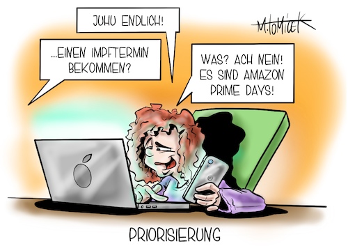 Cartoon: Priorisierung (medium) by Mirco Tomicek tagged impfkampagne,impftermin,impftermine,impfstrategie,impfung,impfungen,impfstoff,impfstoffmangel,impfstoffe,einmal,geimpft,virus,corona,delta,variante,inzidenz,inzidenzwert,amazon,prime,day,days,einkaufen,online,shoppen,cartoon,karikatur,pressekarikatur,mirco,tomicek,impfkampagne,impftermin,impftermine,impfstrategie,impfung,impfungen,impfstoff,impfstoffmangel,impfstoffe,einmal,geimpft,virus,corona,delta,variante,inzidenz,inzidenzwert,amazon,prime,day,days,einkaufen,online,shoppen,cartoon,karikatur,pressekarikatur,mirco,tomicek