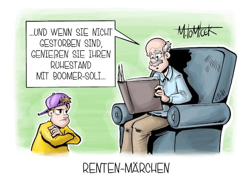 Cartoon: Renten-Märchen (medium) by Mirco Tomicek tagged rente,renten,rentensystem,boomer,soli,sicherung,alter,altersarmut,verdienst,gehalt,experten,ruhestand,omas,opas,geschichten,märchen,erzähler,karikatur,cartoon,pressekarikatur,mirco,tomicek,rente,renten,rentensystem,boomer,soli,sicherung,alter,altersarmut,verdienst,gehalt,experten,ruhestand,omas,opas,geschichten,märchen,erzähler,karikatur,cartoon,pressekarikatur,mirco,tomicek