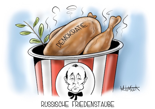 Russische Friedenstaube