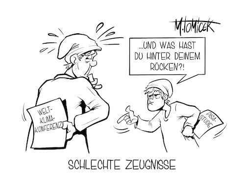 Schlechte Zeugnisse