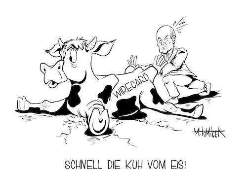 Schnell die Kuh vom Eis!