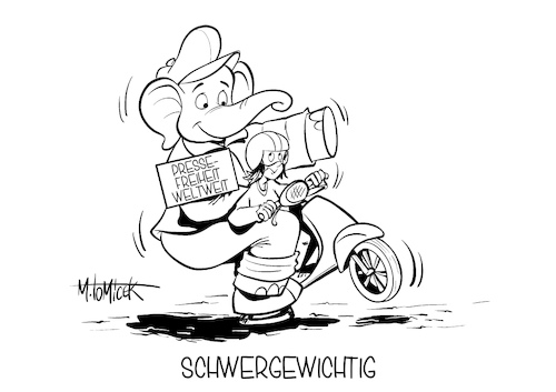 Schwergewichtig