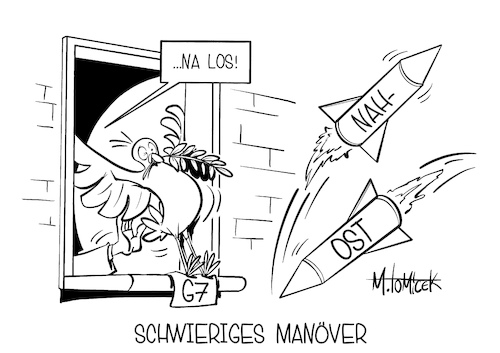 Schwieriges Manöver