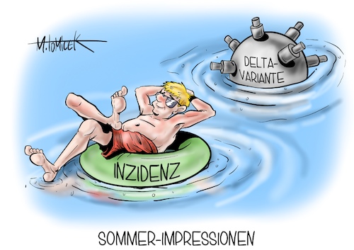 Cartoon: Sommer-Impressionen (medium) by Mirco Tomicek tagged virus,variante,delta,varianten,corona,deutschland,inzidenz,inzidenzwert,viren,virusvarianten,see,baden,sommer,sommerwetter,schwimmen,badesee,wasser,sonnen,cartoon,karikatur,pressekarikatur,mirco,tomicek,virus,variante,delta,varianten,corona,deutschland,inzidenz,inzidenzwert,viren,virusvarianten,see,baden,sommer,sommerwetter,schwimmen,badesee,wasser,sonnen,cartoon,karikatur,pressekarikatur,mirco,tomicek