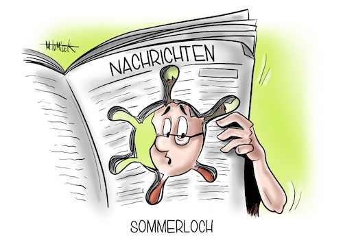 Cartoon: Sommerloch (medium) by Mirco Tomicek tagged sommerloch,corona,covid19,sommer,loch,sonne,zeitung,presse,medien,neuigkeiten,nachrichten,news,lesen,infiziert,virus,leser,sommerferien,ferien,gesundheit,karikatur,cartoon,mirco,tomicek,sommerloch,corona,covid19,sommer,loch,sonne,zeitung,presse,medien,neuigkeiten,nachrichten,news,lesen,infiziert,virus,leser,sommerferien,ferien,gesundheit,karikatur,cartoon,mirco,tomicek