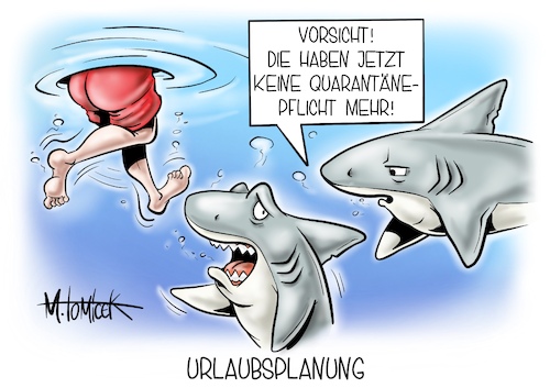 Cartoon: Urlaubsplanung (medium) by Mirco Tomicek tagged karl,lauterbach,quarantäne,corona,virus,infektion,inzidenz,inzidenzwert,mai,isolation,freiwillig,freiwillige,urlaub,sommer,reise,reisen,gesundheit,hai,meer,cartoon,karikatur,pressekarikatur,mirco,tomicek,karl,lauterbach,quarantäne,corona,virus,infektion,inzidenz,inzidenzwert,mai,isolation,freiwillig,freiwillige,urlaub,sommer,reise,reisen,gesundheit,hai,meer,cartoon,karikatur,pressekarikatur,mirco,tomicek