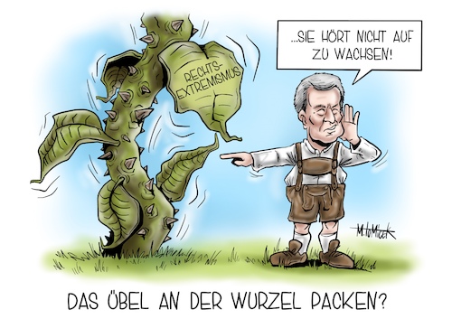 Cartoon: Verfassungsschutzbericht (medium) by Mirco Tomicek tagged verfassungsschutzbericht,verfassungsschutz,bericht,verfassung,rechtsextremismus,rechts,extremismus,radikal,seehofer,innenminister,csu,bundesamt,karikatur,cartoon,mirco,tomicek,verfassungsschutzbericht,verfassungsschutz,bericht,verfassung,rechtsextremismus,rechts,extremismus,radikal,seehofer,innenminister,csu,bundesamt,karikatur,cartoon,mirco,tomicek