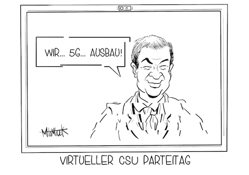 Virtueller CSU Parteitag