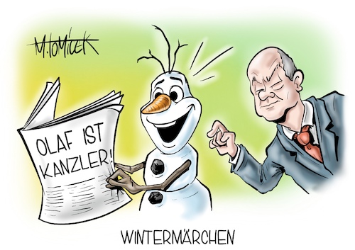 Cartoon: Wintermärchen (medium) by Mirco Tomicek tagged olaf,scholz,spd,kanzler,kanzleramt,kanzlerkandidat,regierung,ampelkoalition,koalition,bundeskanzler,kanzlerwahl,angela,merkel,nachfolger,abstimmung,bundestag,wahl,kanzlermehrheit,frozen,disney,cartoon,karikatur,pressekarikatur,mirco,tomicek,olaf,scholz,spd,kanzler,kanzleramt,kanzlerkandidat,regierung,ampelkoalition,koalition,bundeskanzler,kanzlerwahl,angela,merkel,nachfolger,abstimmung,bundestag,wahl,kanzlermehrheit,frozen,disney,cartoon,karikatur,pressekarikatur,mirco,tomicek