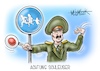 Cartoon: Achtung Schleuser (small) by Mirco Tomicek tagged belarus,alexander,lukaschenko,weißrussland,sachsen,michael,kretschmer,einreise,migranten,flüchtlinge,flucht,geflüchtete,schleuser,schleusen,polen,grenzen,grenze,irak,syrien,krieg,kriegsgebiete,karikatur,pressekarikatur,cartoon,mirco,tomicek