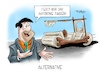 Cartoon: Alternative (small) by Mirco Tomicek tagged autogipfel,auto,gipfel,autonome,fahren,autonom,konjunkturhilfe,konjunktur,kfz,fahrzeug,elektroauto,feuerstein,elektro,mobilität,daimler,autoindustrie,kanzler,kanzleramt,karikatur,cartoon,mirco,tomicek