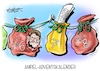 Cartoon: Ampel-Adventskalender (small) by Mirco Tomicek tagged gesundheitsminister,ministerposten,minister,karl,lauterbach,ampelkoalition,koalition,spd,grüne,fdp,koalitionsvertrag,vertrag,bundeskanzler,kanzler,kanzleramt,olaf,scholz,regierung,pandemie,adventskalender,advent,weihnachten,cartoon,karikatur,pressekarikatur,mirco,tomicek