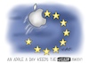 Cartoon: Apple und Steuern (small) by Mirco Tomicek tagged apple,steuern,steuer,eu,kommission,irland,steuernachzahlung,13,milliarden,euro,europa,usa,digital,smartphone,hersteller,hauptsitz,sitz,geld,zahlung,karikatur,cartoon,mirco,tomicek