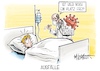 Cartoon: Ausfälle (small) by Mirco Tomicek tagged klinik,krankenhäuser,intensivmedizin,intensivstation,betten,intensivbetten,corona,infektion,coronainfektion,infekt,covid,virus,angesteckt,arzt,ärzte,mediziner,klinikbeschäftigte,medizin,cartoon,karikatur,pressekarikatur,mirco,tomicek