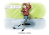 Cartoon: Corona Tango (small) by Mirco Tomicek tagged angela,merkel,sommer,pressekonferenz,konferenz,presse,kanzlerin,bundeskanzlerin,herausforderung,corona,coronakrise,pandemie,covid19,ziele,virus,infiziert,cartoon,karikatur,mirco,tomicek