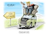 Cartoon: Crashkurs (small) by Mirco Tomicek tagged china,shanghai,automesse,autos,automobil,industrie,wirtschaft,deuschland,deutsche,autoindustrie,elektro,elektromobilität,elektroautos,donald,trump,zölle,strafzölle,zoll,zollpolitik,amerika,mr,bean,auto,mini,cartoon,karikatur,pressekarikatur,mirco,tomicek