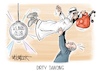 Cartoon: Dirty Dancing (small) by Mirco Tomicek tagged klimaclub,olaf,scholz,dubai,cop28,cop,28,klima,klimagipfel,weltklimagipfel,klimaschutz,club,klub,dirty,dancing,cartoon,karikatur,pressekarikatur,mirco,tomicek