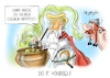 Cartoon: Do it yourself (small) by Mirco Tomicek tagged donald,trump,us,president,präsident,usa,amerika,gesundheitsbehörde,corona,covid19,impfstoff,impfung,seuchenzentren,cdc,robert,redfield,virus,erkrankung,karikatur,cartoon,mirco,tomicek