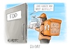 Cartoon: EU-Diät (small) by Mirco Tomicek tagged eu,europa,abstimmung,lieferkette,lieferkettengesetz,gesetz,menschenrechte,umwelt,liefern,richtlinie,schutz,lieferando,fdp,karikatur,cartoon,pressekarikatur,mirco,tomicek