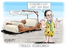 Cartoon: Fossiler Verbrenner (small) by Mirco Tomicek tagged eu,verbrenner,aus,europa,volker,wissing,fdp,auto,verkehr,elektro,elektromobilität,mobilität,autos,straßen,blockade,autoverkehr,wasserstoff,umwelt,klima,klimaziele,klimaschutz,fossile,energie,feuersteins,flintstones,cartoon,karikatur,pressekarikatur,mirco,tomicek