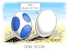 Cartoon: Frohe Ostern! (small) by Mirco Tomicek tagged feiertage,ostern,ostergruß,osterhase,hase,eiersuche,ostereier,suche,osterei,ei,eier,tiere,tattoo,tattoos,farbe,tätowierung,comic,cartoon,karikatur,pressekarikatur,mirco,tomicek