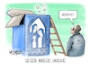 Cartoon: Gegen innere Unruhe (small) by Mirco Tomicek tagged csu,winterklausur,klausur,markus,söder,kloster,seeon,wahlen,politik,melissengeist,cartoon,karikatur,pressekarikatur,mirco,tomicek