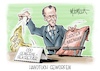 Cartoon: Handtuch geworfen (small) by Mirco Tomicek tagged cdu,generalsekretär,mario,czaja,carsten,linnemann,friedrich,merz,union,politik,karikatur,pressekarikatur,cartoon,mirco,tomicek