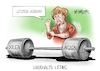 Cartoon: Haushalts Lifting (small) by Mirco Tomicek tagged polen,ungarn,eu,gipfel,europa,erfolg,turbulentem,jahr,corona,covid19,hilfspaket,paket,coronapaket,finanzpaket,finanzen,hilfen,coronahilfe,haushalt,coronahaushalt,angela,merkel,klima,klimaziele,ratspräsidentschaft,präsidentschaft,gewicht,gewichtheben,lifting,veto,haus,halt,geld,rat,cartoon,karikatur,pressekarikatur,mirco,tomicek