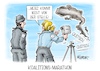 Cartoon: Koalitions-Marathon (small) by Mirco Tomicek tagged blitzmarathon,marathon,blitzer,polizei,geschwindigkeitskontrolle,kontrolle,auto,schnell,zuschnell,geblitzt,speed,day,koalition,koalitionsgespräche,koalitionsverhandlung,verhandlungen,cdu,csu,union,spd,friedrich,merz,karikatur,pressekarikatur,cartoon,mirco,tomicek