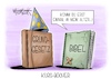 Cartoon: Kurs-Bücher (small) by Mirco Tomicek tagged grundgesetz,75,jahre,verfassungskonvent,entwurf,herrenchiemsee,bibel,bücher,karikatur,cartoon,pressekarikatur,mirco,tomicek