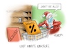 Cartoon: Last minute Einkäufe (small) by Mirco Tomicek tagged harter,lockdown,lock,down,shutdown,geschäfte,einzelhandel,handel,läden,laden,schulen,schule,schüler,home,homeoffice,geschäft,shops,shopping,einkaufen,hamstereinkäufe,hamster,einkäufe,last,minute,rabatte,reduziert,prozente,käufe,weihnachten,weihnachtseinkäufe,weihnachtsferien,weihnachtsfeiertage,feiertage,verkaufsverbot,schließung,schließen,weihnachtsmann,ladentheke,selbstständig,einkaufswagen,weihnachtsgeschenke,geschenke,cartoon,karikatur,pressekarikatur,mirco,tomicek