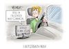 Cartoon: Lauterbach-Navi (small) by Mirco Tomicek tagged lauterbach,bundes,klinik,atlas,klinikatlas,kliniken,krankenhausatlas,krankenhaus,krankenhäuser,ärzte,arzt,suche,patient,patienten,pfingsten,pfingstwochenende,pfingststau,stau,autobahn,urlaub,kurzurlaub,cartoon,karikatur,pressekarikatur,mirco,tomicek