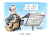Cartoon: Love Song (small) by Mirco Tomicek tagged friedrich,merz,großbritannien,deutschland,britannien,freundschaft,freundschaftsvertrag,vertrag,länder,reise,reisen,never,walk,alone,england,karikatur,pressekarikatur,cartoon,mirco,tomicek