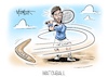 Cartoon: Matchball (small) by Mirco Tomicek tagged australien,visum,novak,djokovic,australian,open,2022,tennis,profi,tennisspielen,tennisball,boomerang,matchball,topstar,star,regierung,corona,impfung,impf,nicht,geimpft,coronatest,test,impfstatus,pandemie,maßnahmen,regeln,cartoon,karikatur,pressekarikatur,mirco,tomicek