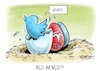 Cartoon: Neu im Nest? (small) by Mirco Tomicek tagged elon,musk,übernahme,twitter,übernahmeversuch,versuch,aktien,börse,aktie,abkaufen,verkaufen,tesla,chef,kaufen,kurznachrichtendienst,ostern,ostereier,osterfest,osterferien,eier,ei,eiersuche,osterkorb,cartoon,karikatur,pressekarikatur,mirco,tomicek