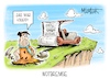 Cartoon: Notbremse (small) by Mirco Tomicek tagged haushalt,haushaltsurteil,haushaltssperre,urteil,bverfg,finanzministerium,sperrung,sperrt,bundeshaushalt,finanzen,bundesregierung,ampel,ampelkoalition,notbremse,klima,klimaschutz,schuldenbremse,feuerstein,flintstones,karikatur,cartoon,pressekarikatur,mirco,tomicek