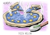 Cartoon: Pizza Meloni (small) by Mirco Tomicek tagged italien,wahl,wahlen,sieg,wahlsieg,giorgia,meloni,rechtsaussenpartei,fratelli,italia,parlamentswahl,rechtsaußen,eu,europa,pizza,cartoon,karikatur,pressekarikatur,mirco,tomicek