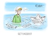 Cartoon: Rettungsboot (small) by Mirco Tomicek tagged hochwasser,regen,starkregen,wasser,flut,hochwassergebiete,süddeutschland,deutschland,bayern,unwetter,wetter,kriesen,terror,gewalt,wahlkampf,europawahl,wahlen,wahl,karikatur,pressekarikatur,cartoon,mirco,tomicek