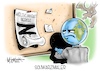 Cartoon: Schwarzmaler (small) by Mirco Tomicek tagged weltklimarat,klimarat,bericht,welt,umwelt,natur,umweltschutz,naturschutz,klima,klimaschutz,rat,maßnahmen,klimakrise,gas,gaslieferung,kohle,energie,energien,ukraine,krieg,cartoon,karikatur,pressekarikatur,mirco,tomicek