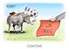 Cartoon: Showdown (small) by Mirco Tomicek tagged spanien,frankreich,em,halbfinale,finale,europameisterschaft,europameister,england,holland,niederlande,fußball,fußballmannschaft,showdown,titel,stierkamp,stier,cartoon,karikatur,pressekarikatur,mirco,tomicek