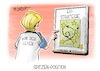 Cartoon: Spitzen-Position (small) by Mirco Tomicek tagged ursula,von,der,leyen,eu,kommisionspräsidentin,kommission,präsidentin,europa,evp,spitzenposition,europawahl,sondergipfel,gipfel,em,deutschland,fußball,europameister,europameisterschaft,cartoon,karikatur,pressekarikatur,mirco,tomicek