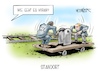 Cartoon: Standort (small) by Mirco Tomicek tagged deutsche,bahn,bahnstreik,zug,züge,zugstreik,bahnverkehr,nahverkehr,lok,lokführer,gdl,lokführerstreik,streik,streiks,lokführergewerkschaft,verhandlungen,verhandlungsaufruf,bahnhof,db,schienen,schienenverkehr,zugverspätung,zuausfälle,karikatur,pressekarikatur,cartoon,mirco,tomicek