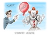 Cartoon: Stichwort Verbote (small) by Mirco Tomicek tagged karl,lauterbach,partydroge,party,droge,lachgas,verkauf,verkaufsverbot,verbot,verbieten,verbote,gas,lach,n2o,rausch,rauschmittel,gesetz,junge,leute,gesundheit,pennywise,clown,it,es,horror,cartoon,karikatur,pressekarikatur,mirco,tomicek